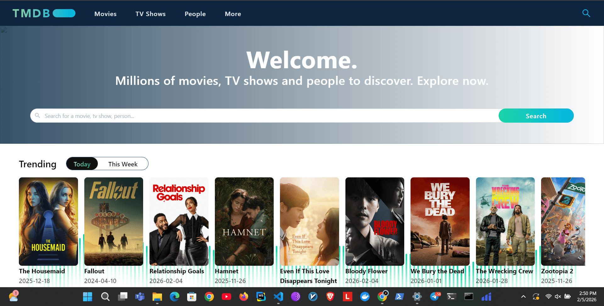 The Movie Database Clone